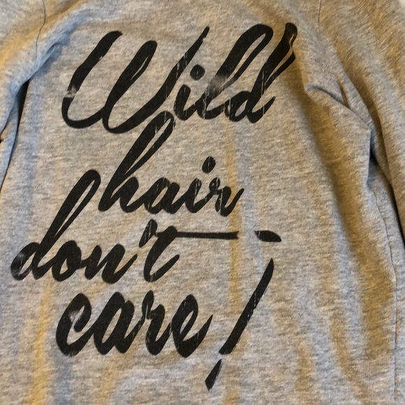 Noisy May Grey Long Sleeve Shirt - Picture 2 of 4